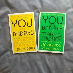 “ You Are A Bad A** “ by Jen Sincero Self Help Book Set ✨